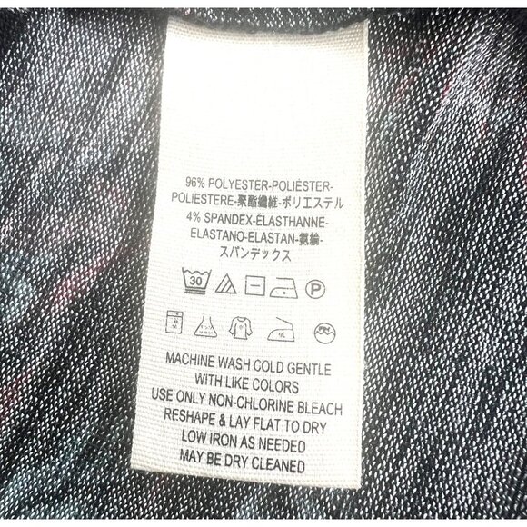 Free People Womens Dock Street Black & Red Boho Floral Ruffle Top Size Large - Picture 11 of 13